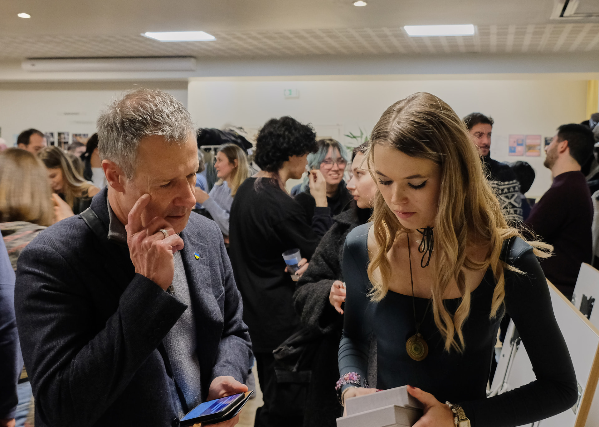 Rencontres entre visiteurs et artistes
