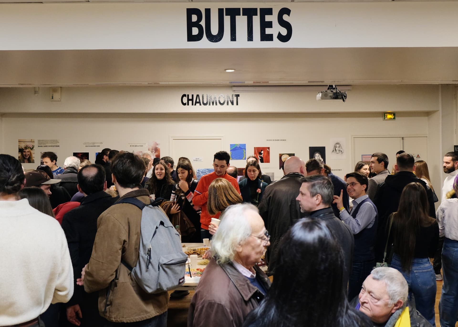 Vernissage ART_ME 2024, salle Buttes-Chaumont